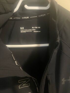Under Armour Black Zip-Front Running Jacket